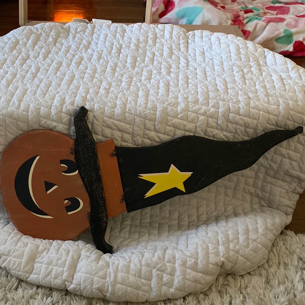 Primitive Wooden pumpkin wall decor